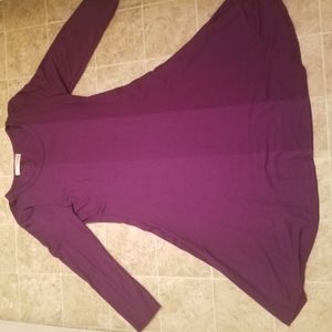 Purple mini flowy dress